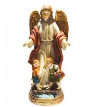 Statue: Resin Guardian Angel with Children 125mm (STR510)