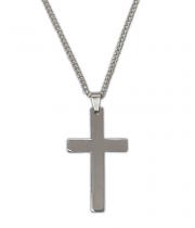 Necklace: Cross Silver 50mm (PC379)