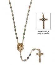 Rosary: Iridescent with Relic (VM24RELG)