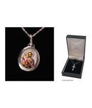 Necklace: Sterling Silver St Joseph (JE69126)