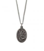 Necklace: St Michael Medal on a Chain (ME02219CH)