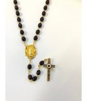 Rosary: Dark Wood with Relic (VCRYWDG)