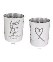 Candleholder: Faith, Hope, Love (CH4403FH)