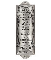 Mezuzah: Bless This House - Pewter (845246007709)