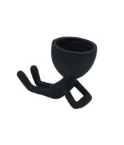 Planter: Yoga - Black (CJP16)