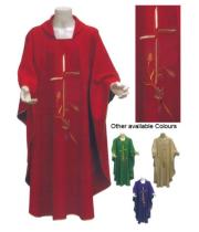 Chasuble & Stole: Red (VE5407R)