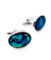 Cufflinks: Paua Silver (EBJ1213C)