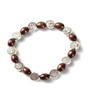 Rosary Bracelet: St Benedict (BLT116)