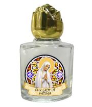 Holy Water Bottle: Glass Fatima (GE1009)