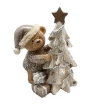 Nativity Scene: Christmas Teddy Bear with Tree (NST10258)