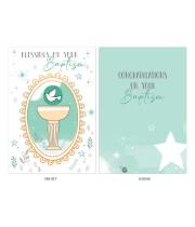 Card: Baptism Blessings Foiling (CD13242)