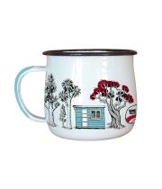 Mug: Enamel Camping (NZTWEM04)