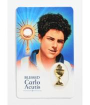 Laminated Card & Medal: Carlos Acutis (10010)