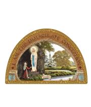 Plaque: Arch - Our Lady of Lourdes (PL47008)