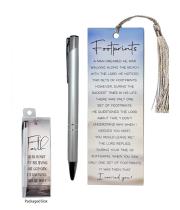 Bookmark & Pen Set: Footprints (PS14014)