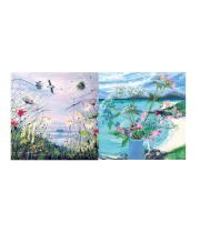 Notecards: Blank - Seascape Blooms 8 Pack (MGERE046)