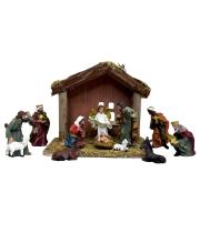 Nativity Set with Stable (NS10430)