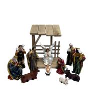 Nativity Set with Stable: 125mm 11 Pieces (NS94433)