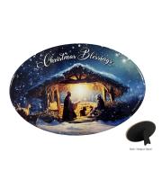 Plaque: Oval - Christmas Blessings (PL10441)