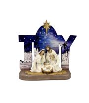 Nativity Scene: Holy Family - Joy (NST10419)