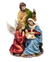 Nativity Scene: Holy Family with Angel (NST10422)