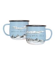 Mug: Enamel New Zealand Mountains (NZTWEM08)